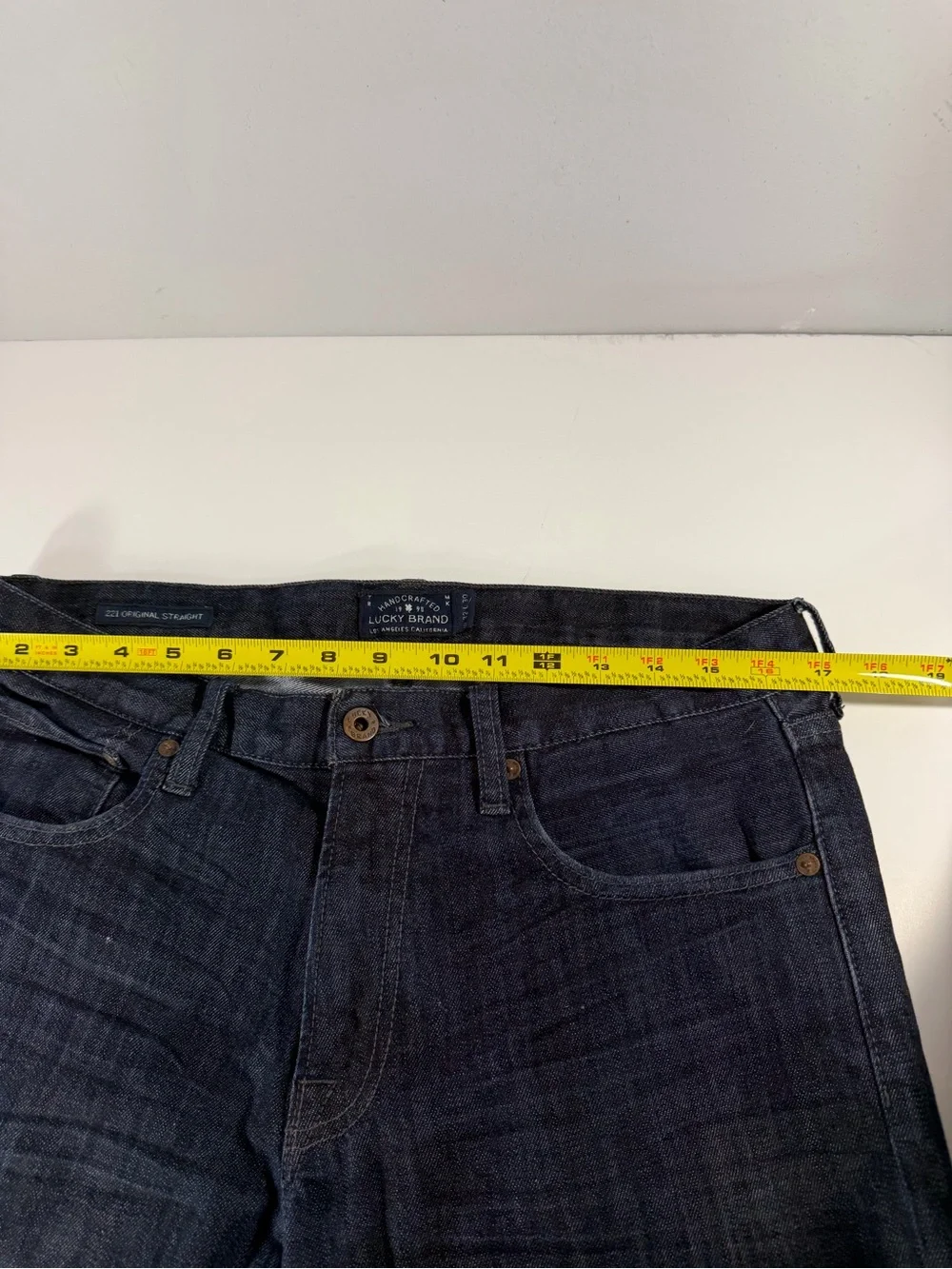 Lucky Brand 222 Original Straight Dark Wash Jeans 32x30